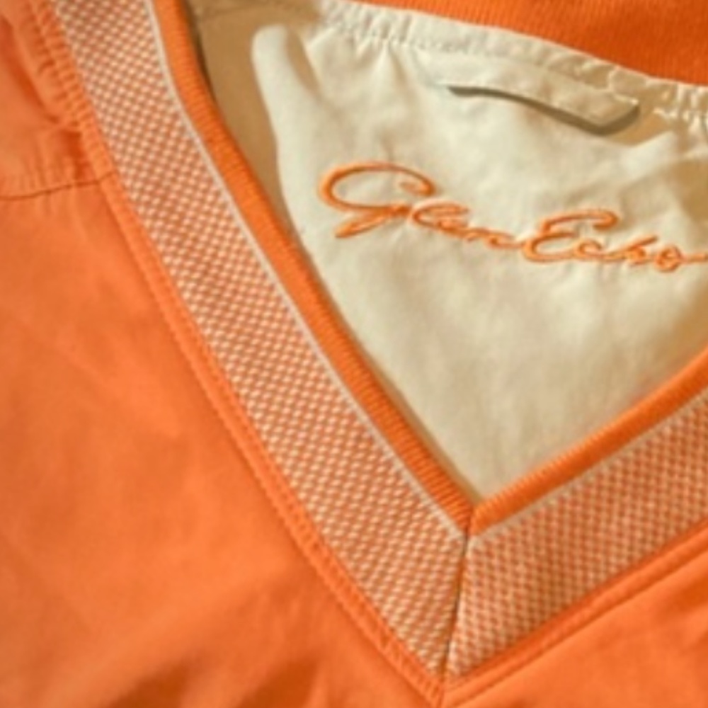 Glen Echo Orange Golf Pull Over